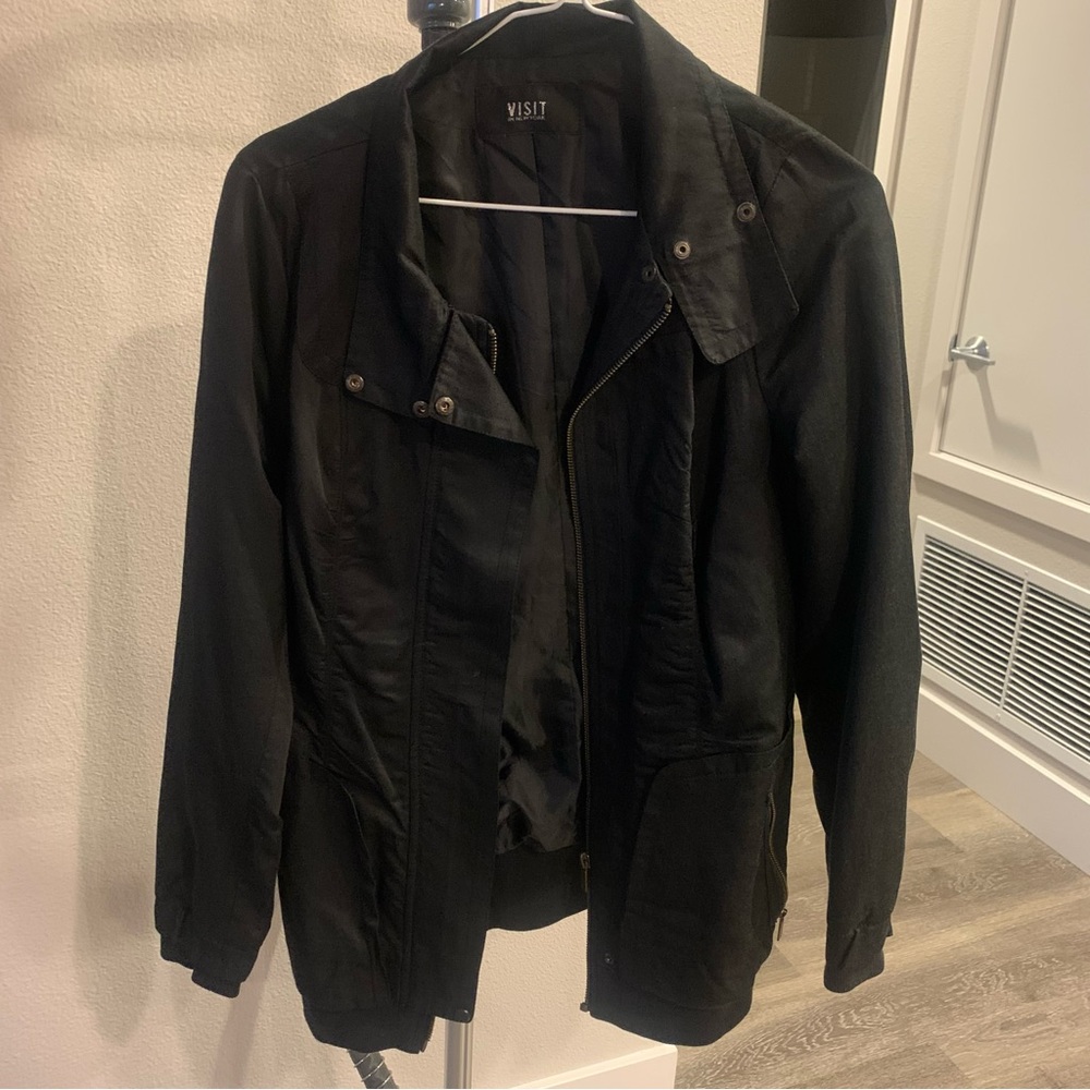 Visit in Newyork brand black jacket